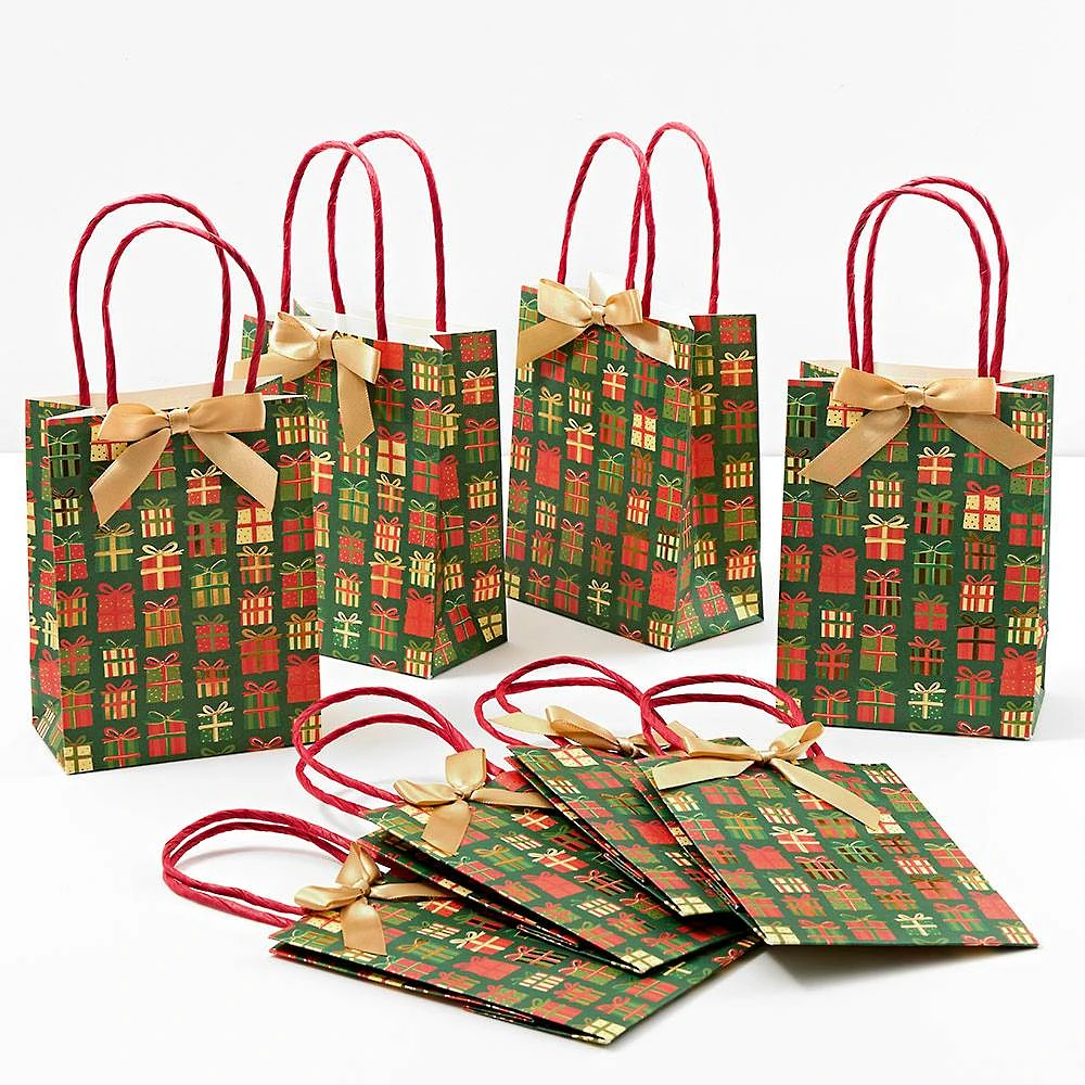 Present Treat Bags S/8