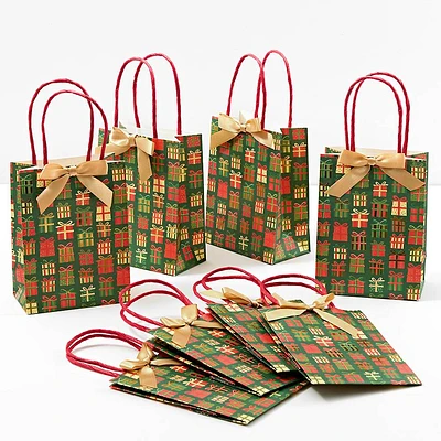 Present Treat Bags S/8