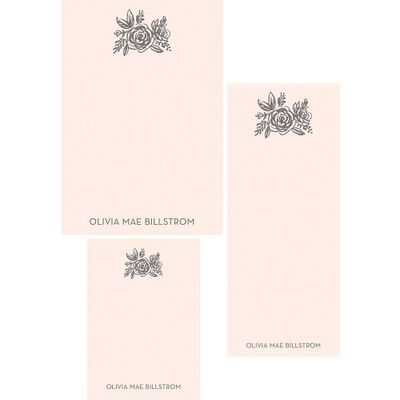 Floral Mixed Personalized Note Pads