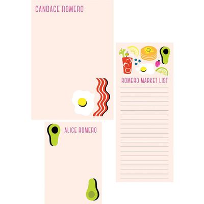 Brunch Mixed Personalized Note Pads