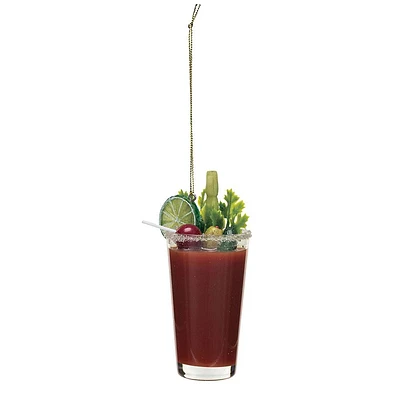 Bloody Mary Glass Ornament