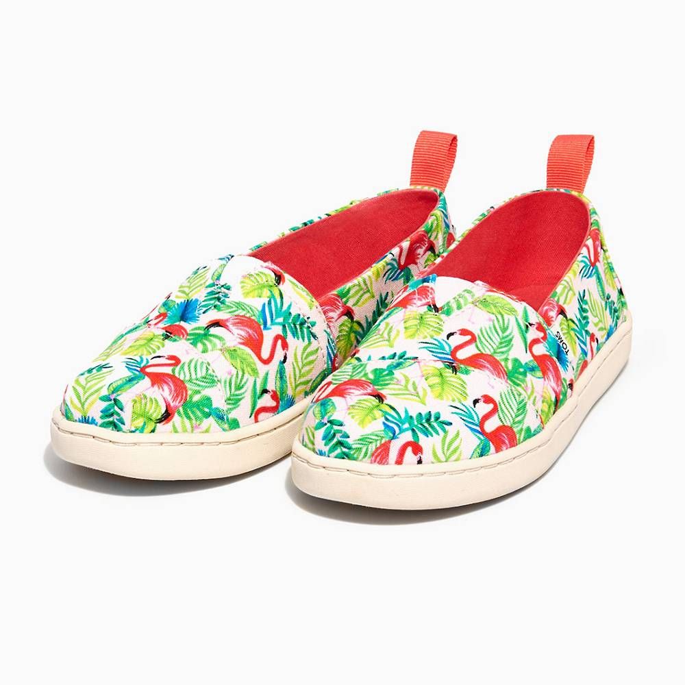 TOMS Kids Flamingo Espadrilles