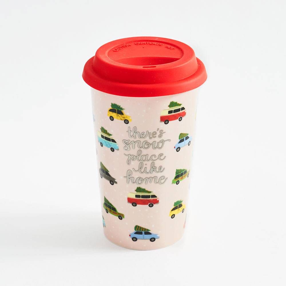 Vintage Cars Ceramic Travel Mug