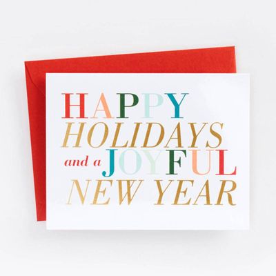 Colorful New Year Card