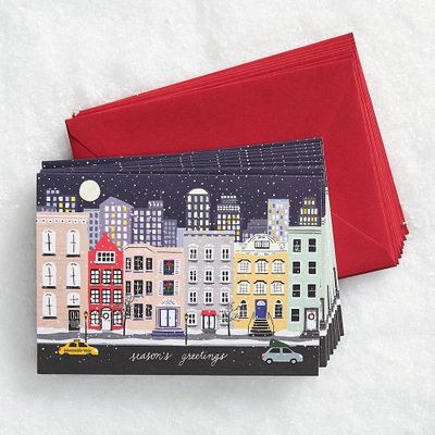 Snowy City Card Set