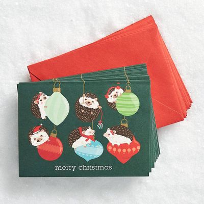 Holiday Hedgehogs Cards