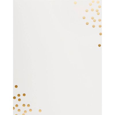 Foil Confetti Paper 8.5 x 11