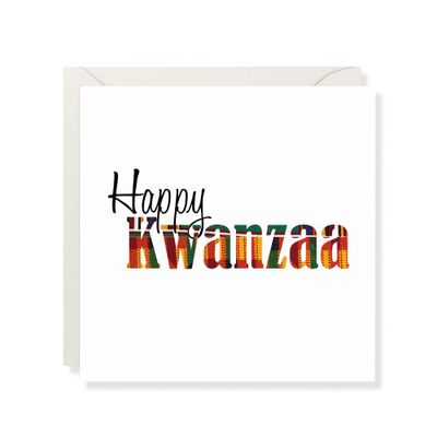 Happy Kwanzaa Greeting Card