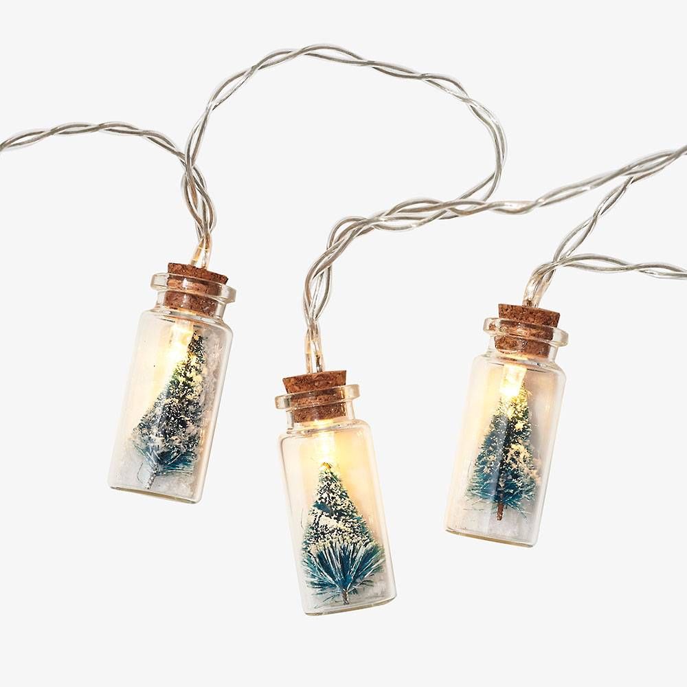 Glass Jar Tree String Lights