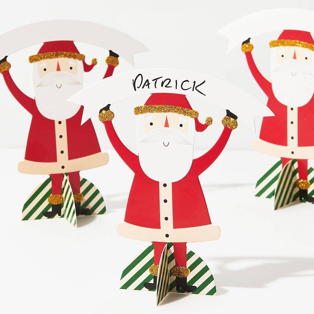 Santa Place Cards