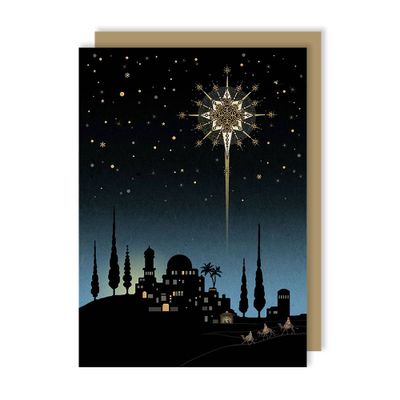 Bethlehem Star Christmas Card