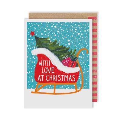 With Love At Christmas Card