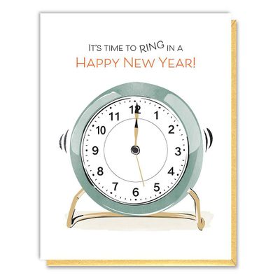 Ring In A New Year Card