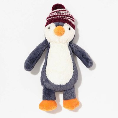 Bashful Bobble Hat Penguin Plush