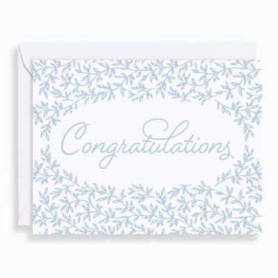 Floral Hydrangea Wedding Card