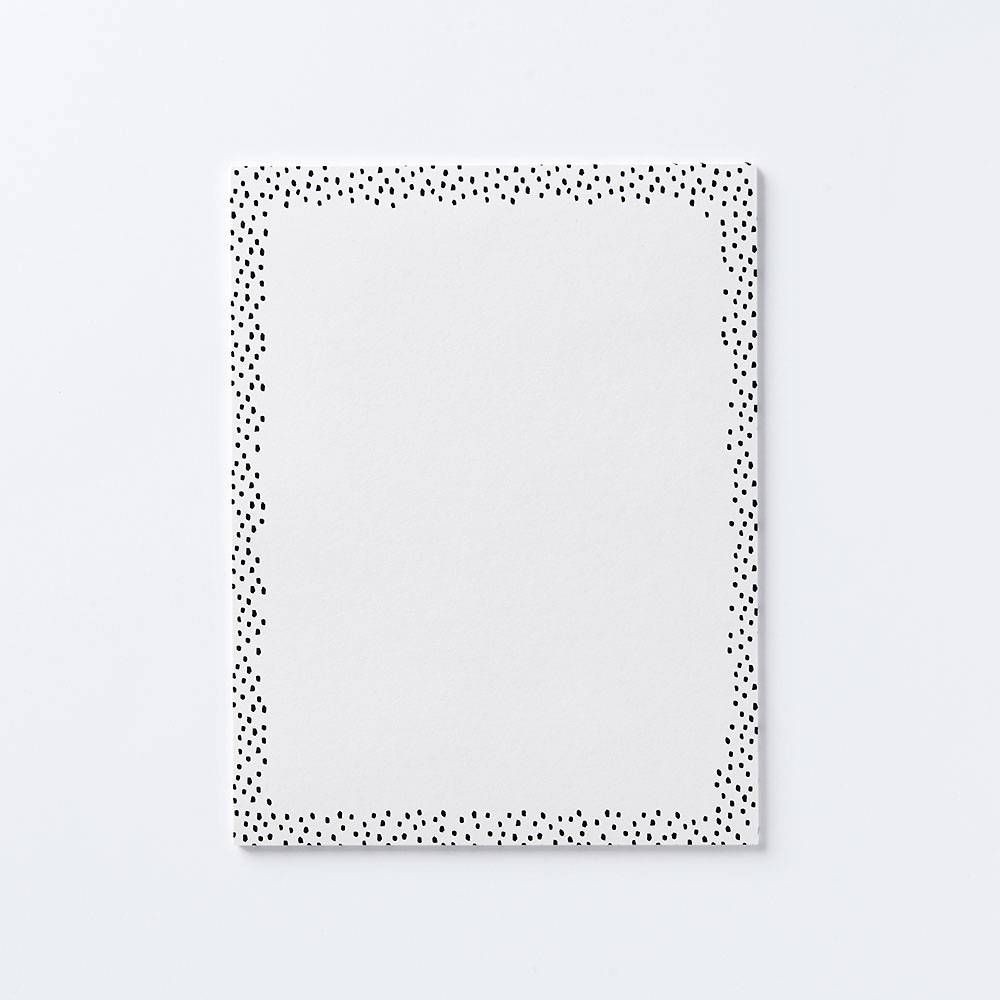 Vanilla Bean Border Craft Paper