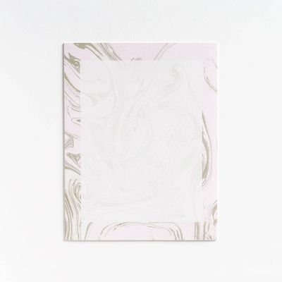 Blush Marble Craft Paper