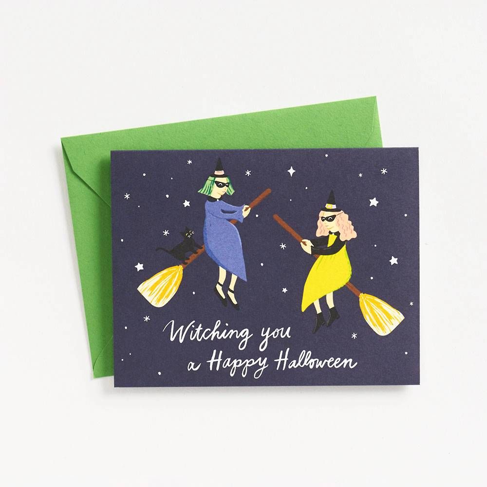 Witching You a Happy Halloween Card