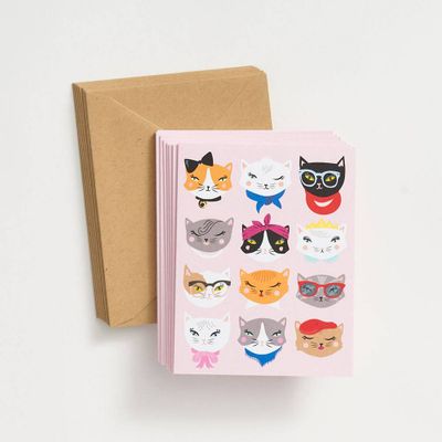 Cattitude Stationery Set