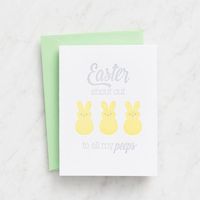 Peeps Easter Card