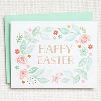 Happy Easter Wreath Card