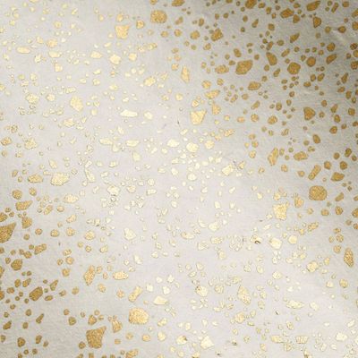 Gold Flecks on Cream Handmade Paper
