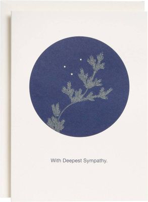 Pine Sympathy Card