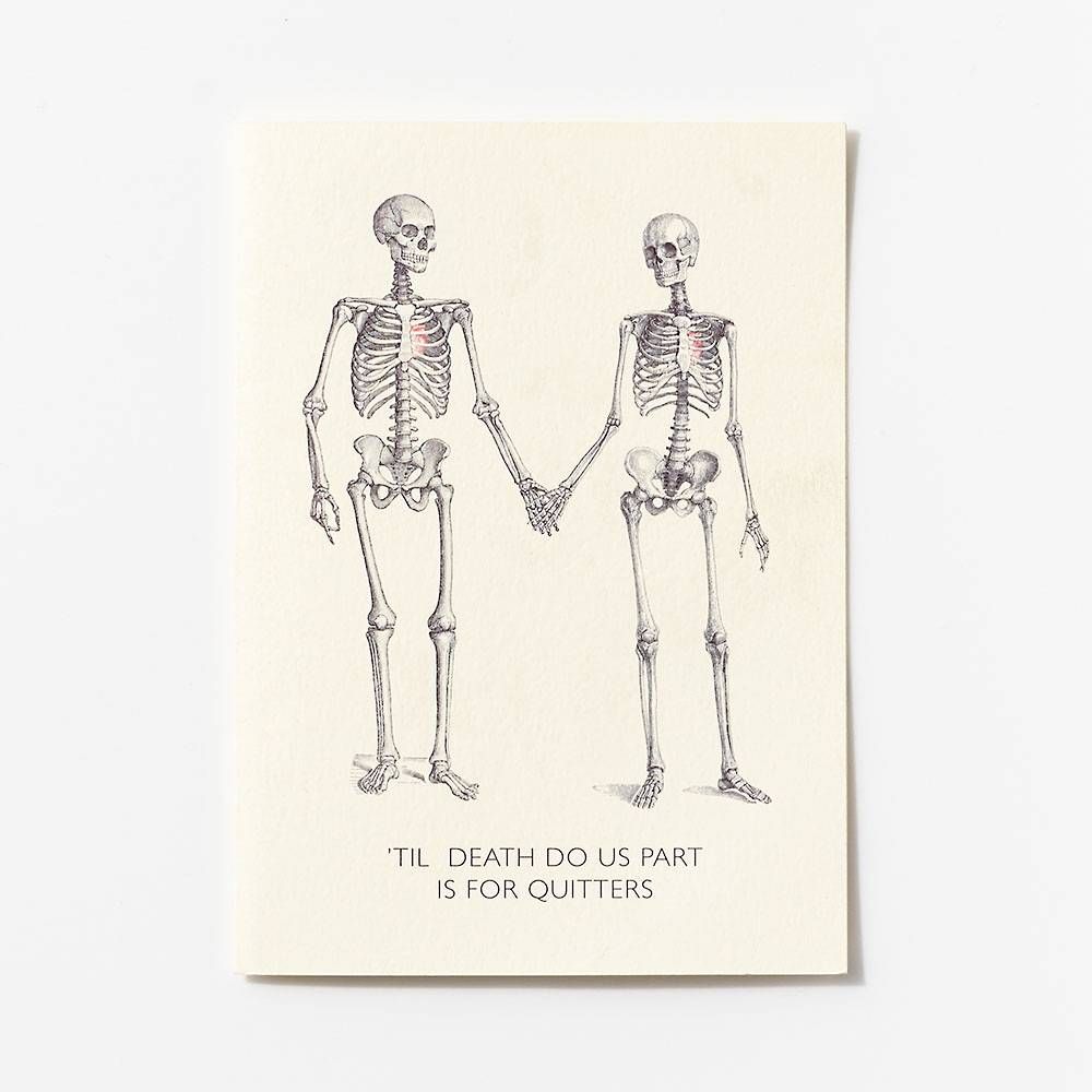 'Til Death Do Us Part Card