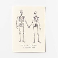 'Til Death Do Us Part Card