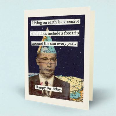 Earth Is Expensive Birthday Card