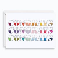 Colorful Congratulations Card