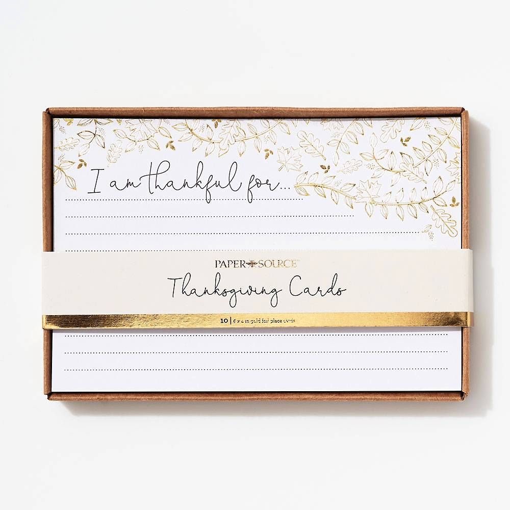 I Am Thankful Card Set