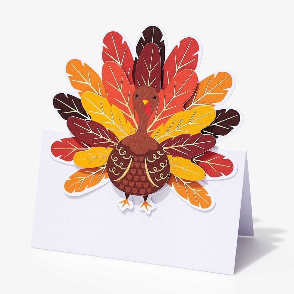 Turkey Feather Place Cards