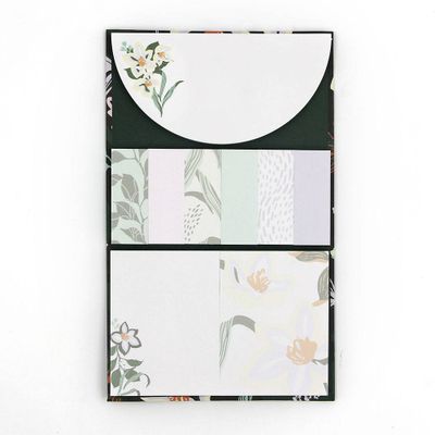 Assorted Floral Sticky Note Pad