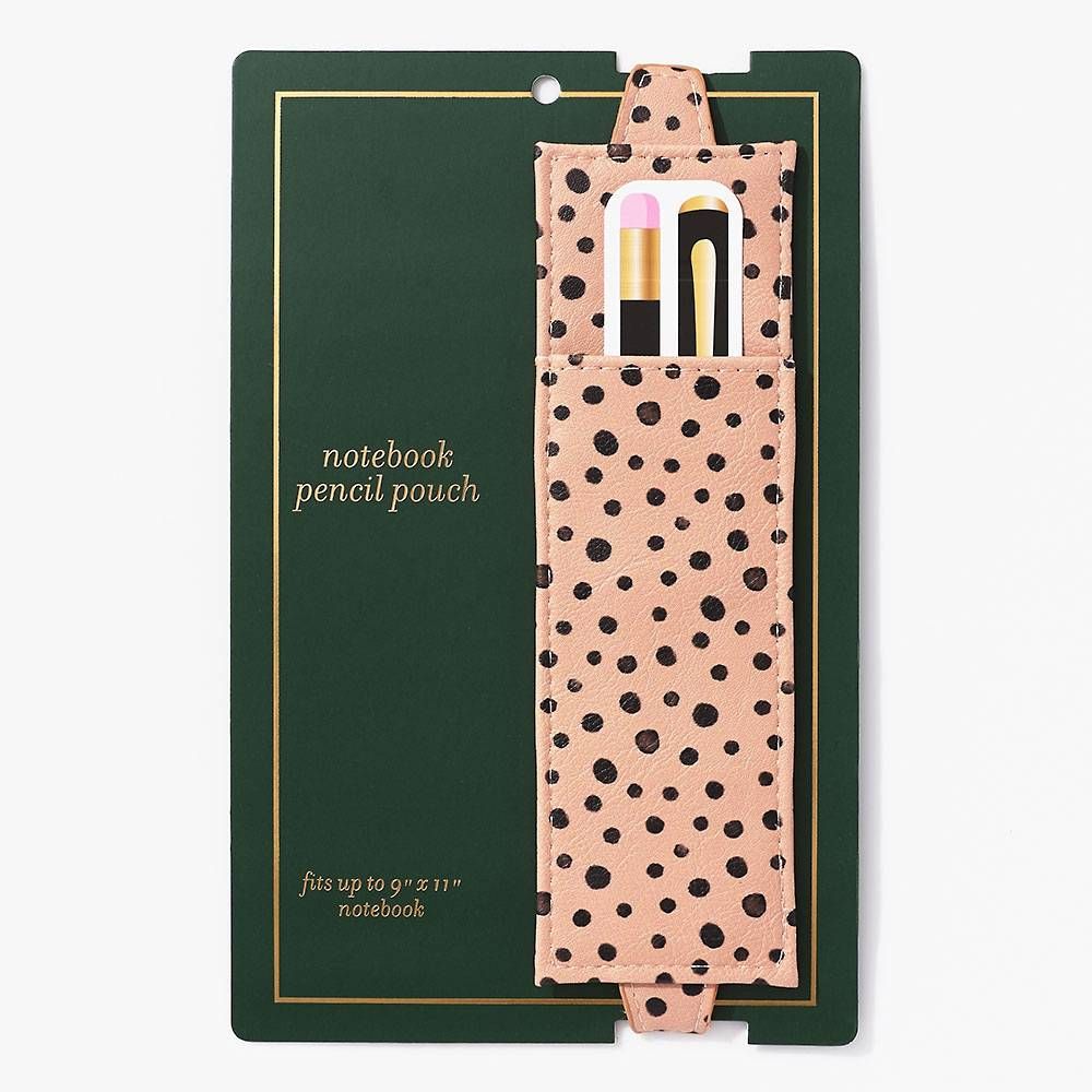 Dot Print Pencil Pouch