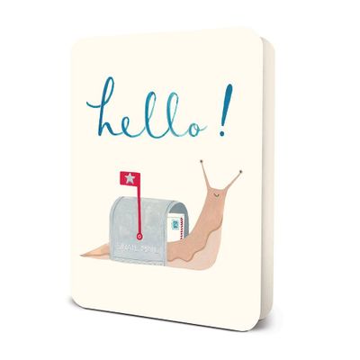 Hello Snail Mail Greeting Card