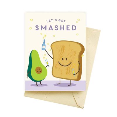 Let's Get Smashed Birthday Card