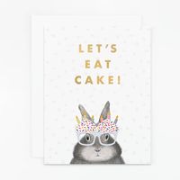 Let's Eat Cake Birthday Card