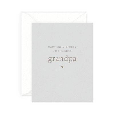 Best Grandpa Birthday Card