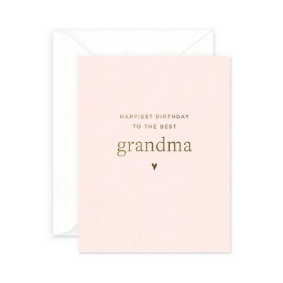 Best Grandma Birthday Card