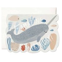 Narwhal Birthday Card