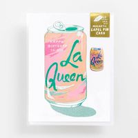 La Queen Pin Birthday Card