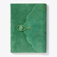 Teal Fold Over Button Journal