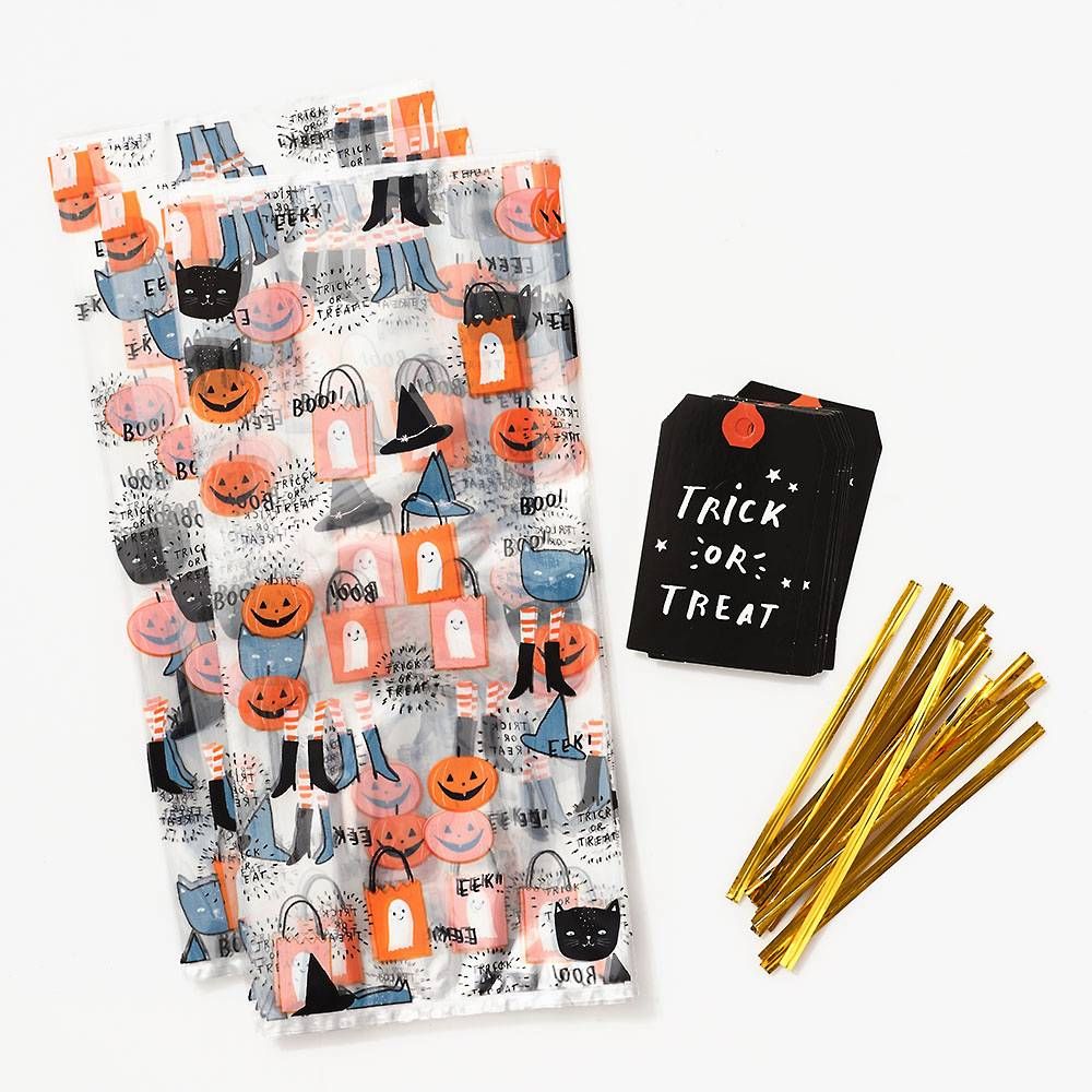 Halloween Icon Cellophane Bags