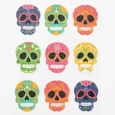 Sugar Skull Colorful Stickers