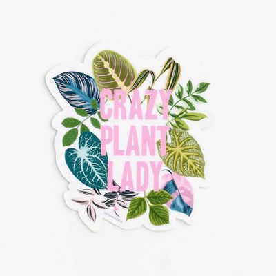 Crazy Plant Lady Sticker