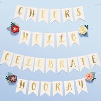 Letter Banner Garland Kit