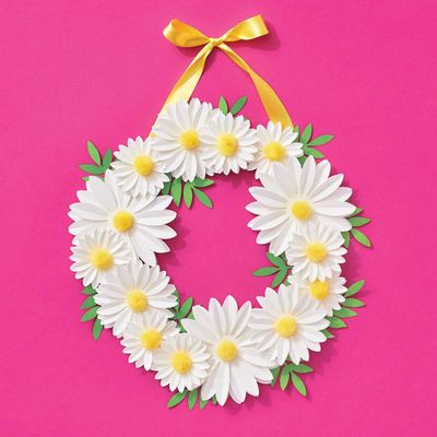 Daisy Pom Wreath Kit