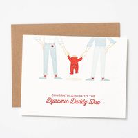 Dynamic Daddy Duo Baby Card