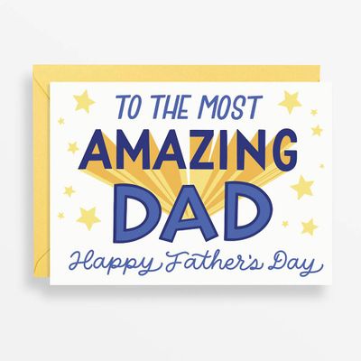 Most Amazing Dad Father's Day Card